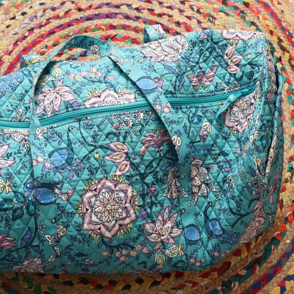 Vera Bradley Large Overnight Bag Cushioned Cloth Pre-Owned Excellent Condition - Picture 3 of 3